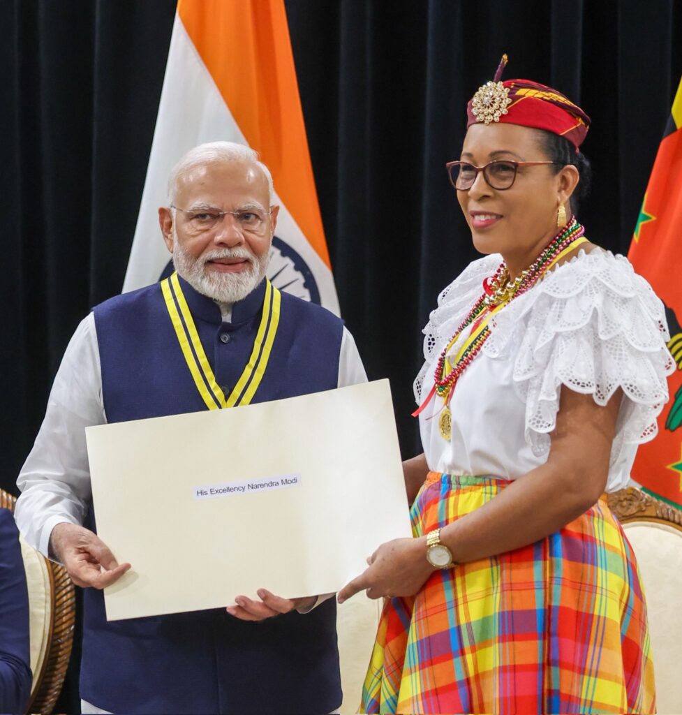 Prime Minister Narendra Modi Accepts the ‘Dominica Award of Honour’ with Gratitude and Dedication to India