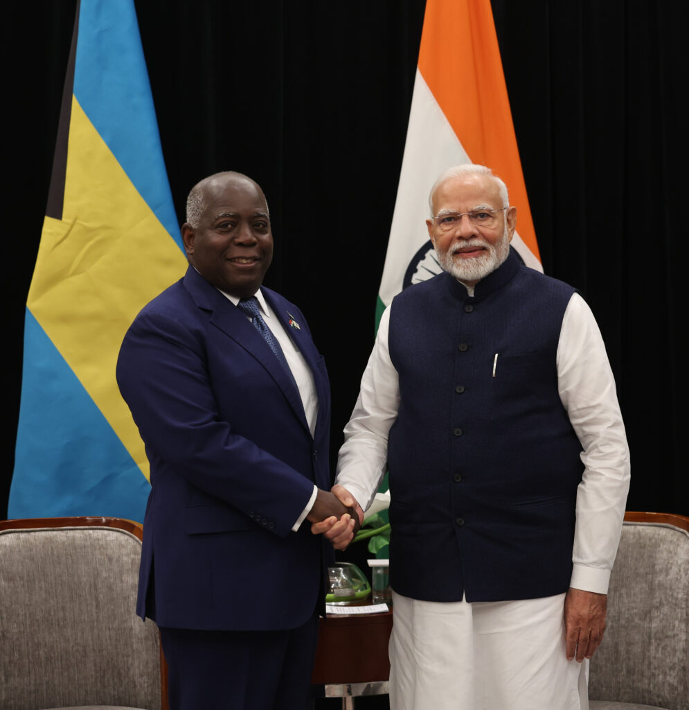 A Fruitful Meeting Between Prime Minister Modi and Prime Minister Davis of The Bahamas