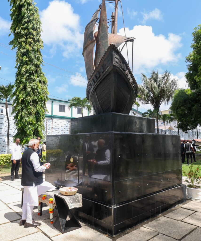 PM Modi’s Visit to the Indian Arrival Monument in Guyana: A Tribute to Shared History and Resilience